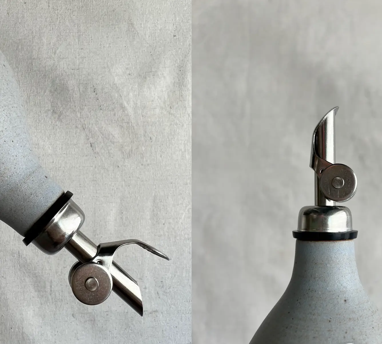 Handmade Ceramic Oil Bottle