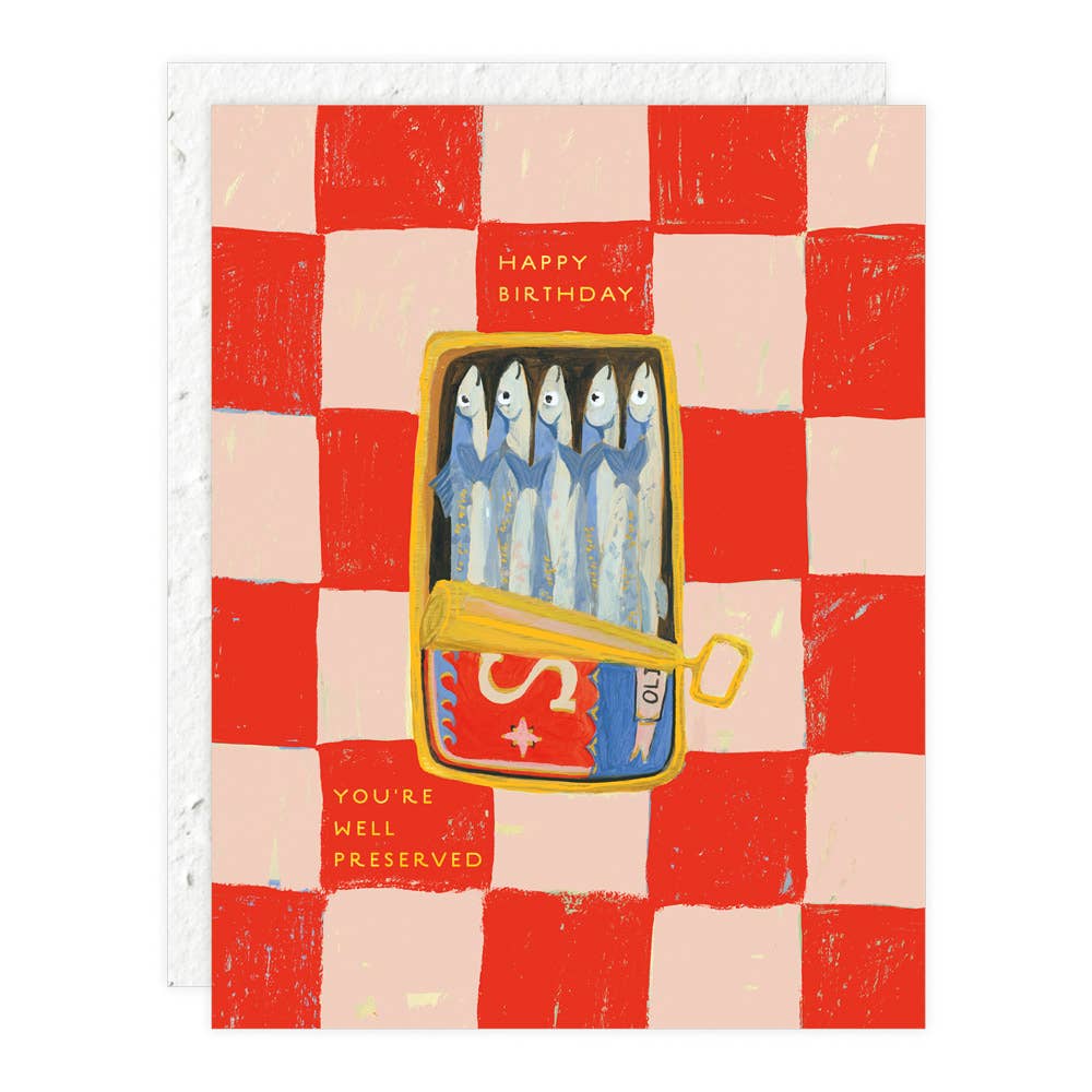 Sardines - Birthday Card -  by Carlyle Avenue