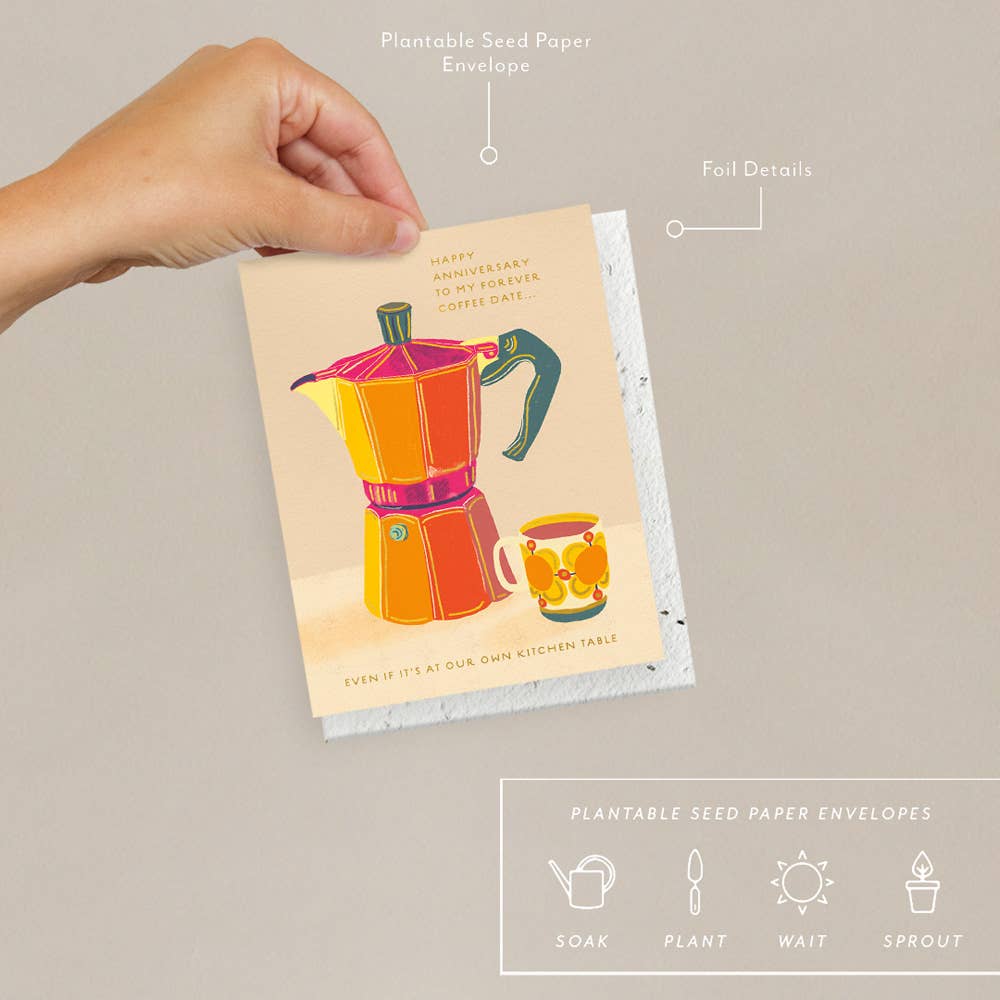 Espresso - Anniversary Card -  by Carlyle Avenue