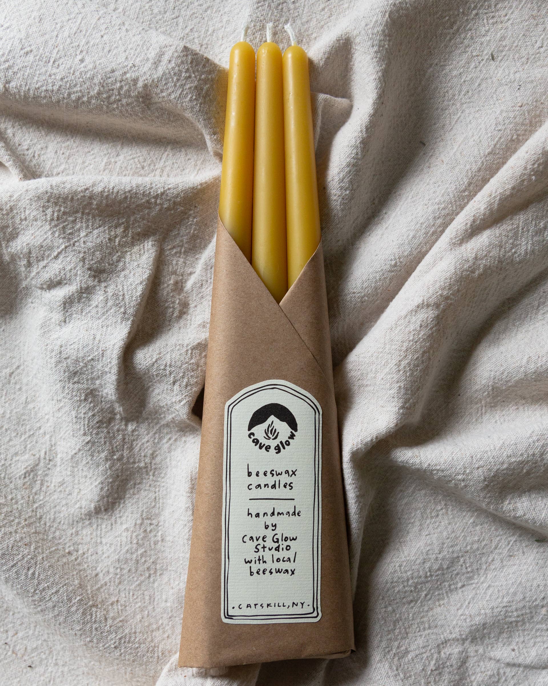 Pure Beeswax Taper Candles - Thumbnail 2