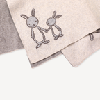 Bunny Mommy & Me Baby Knit Blanket & Lovey Gift SET -  by Carlyle Avenue