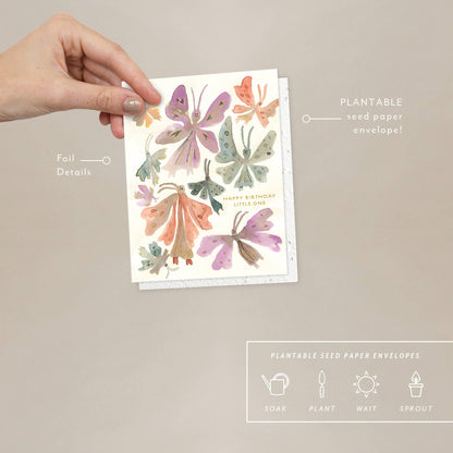 Butterflies - Birthday Card -  by Carlyle Avenue