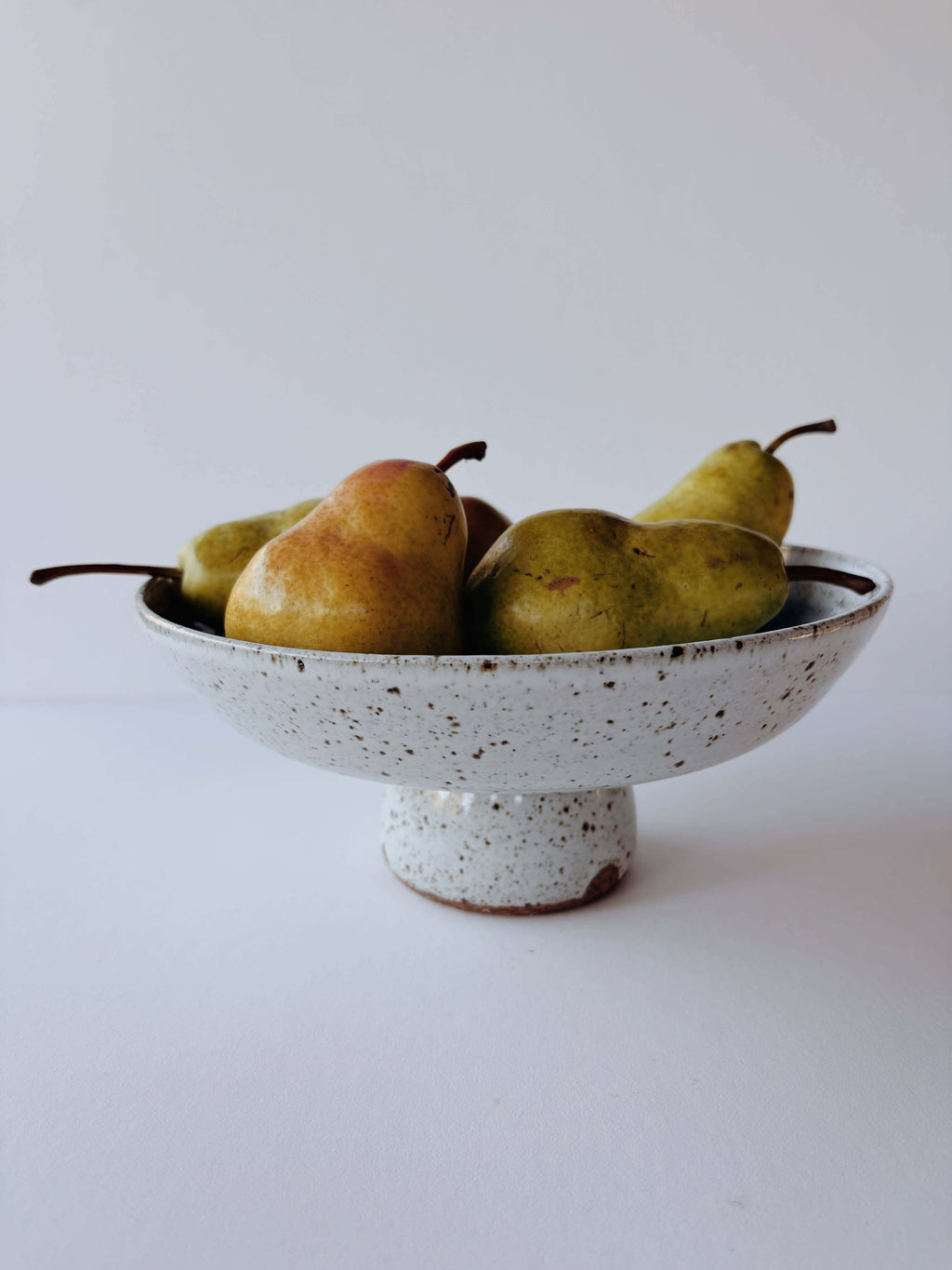 Ceramic White Footed Bowl
