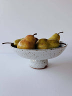 Ceramic White Footed Bowl