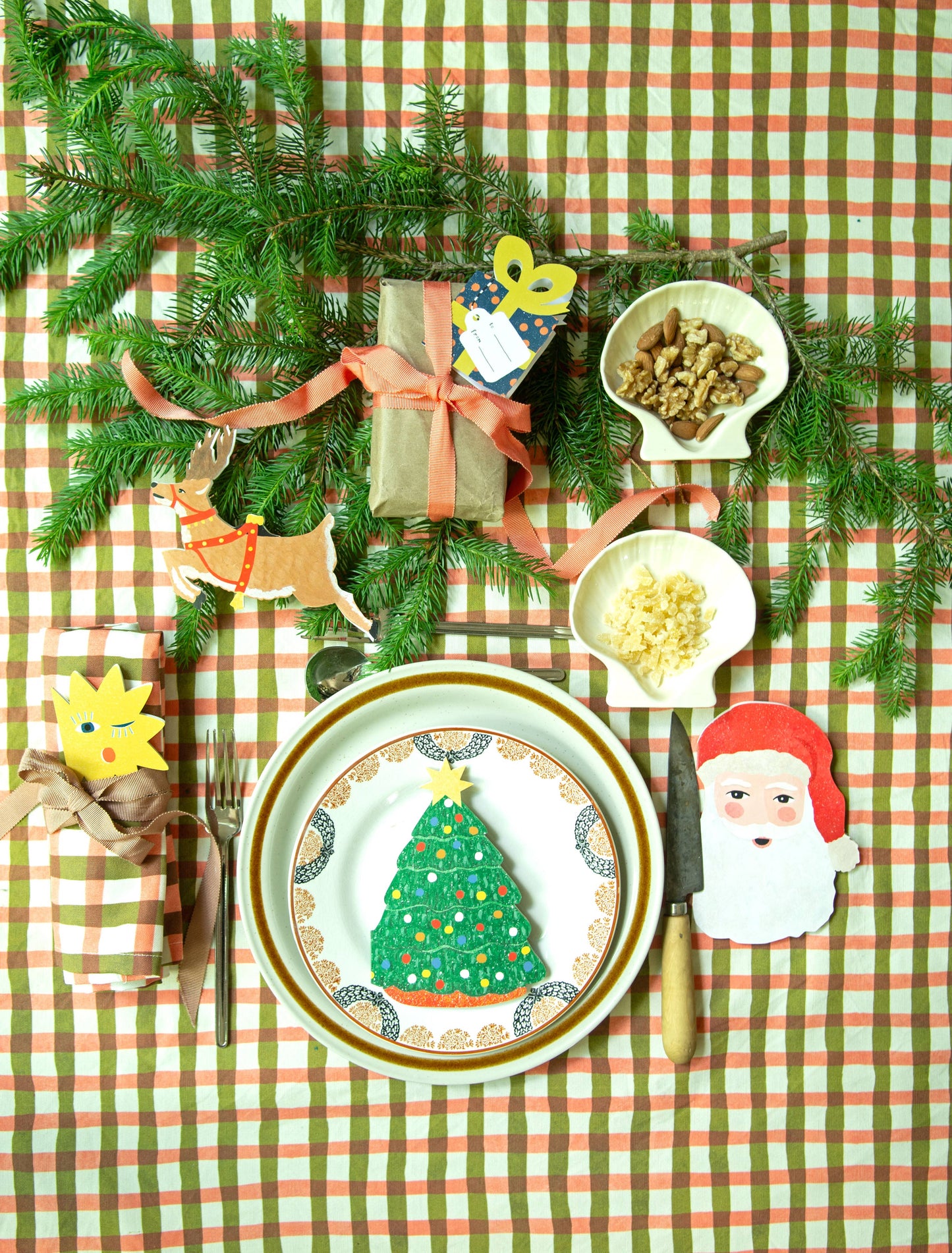 Christmas Tree Mini Cards - box of 6