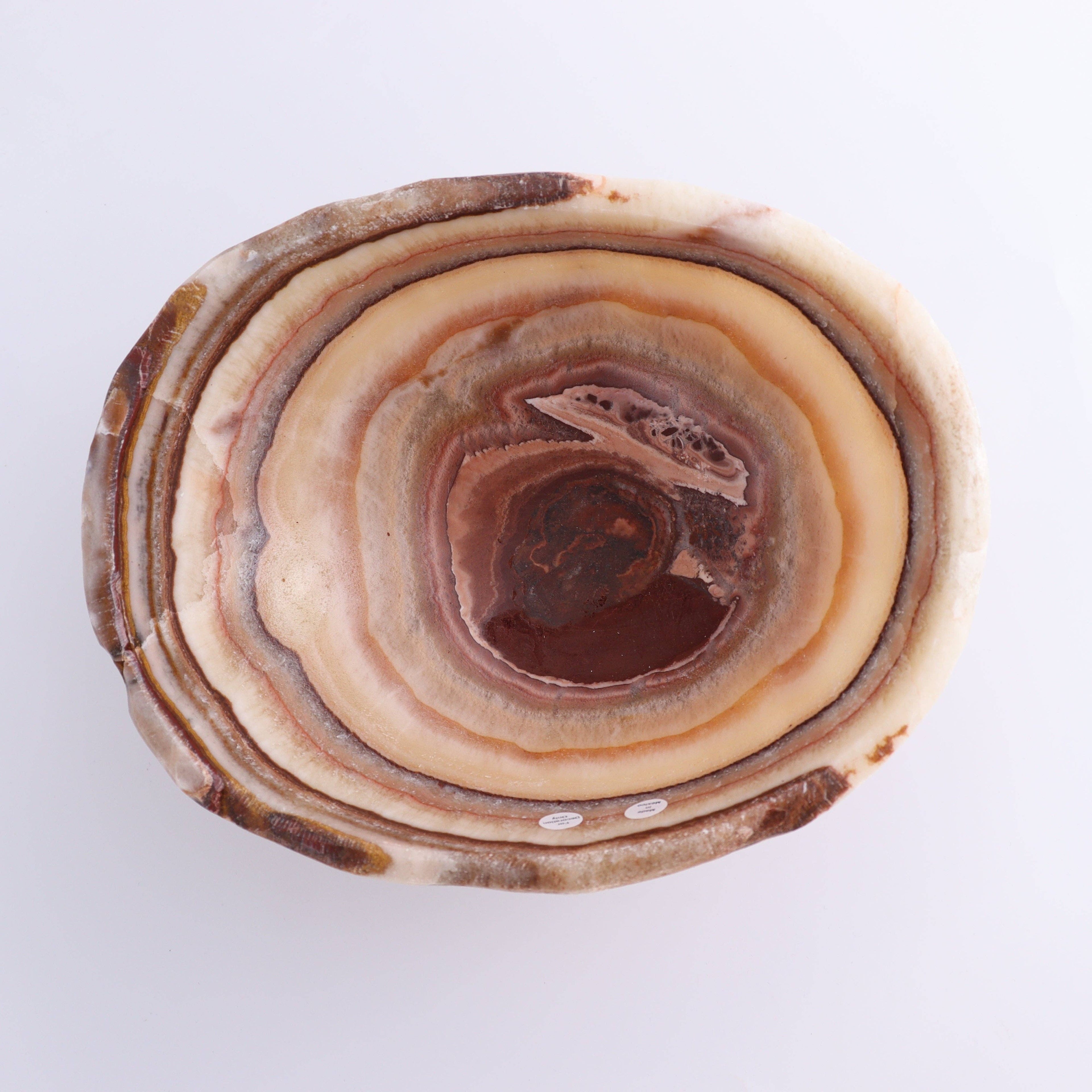 Mexican Onyx/Calcite Bowl 10"