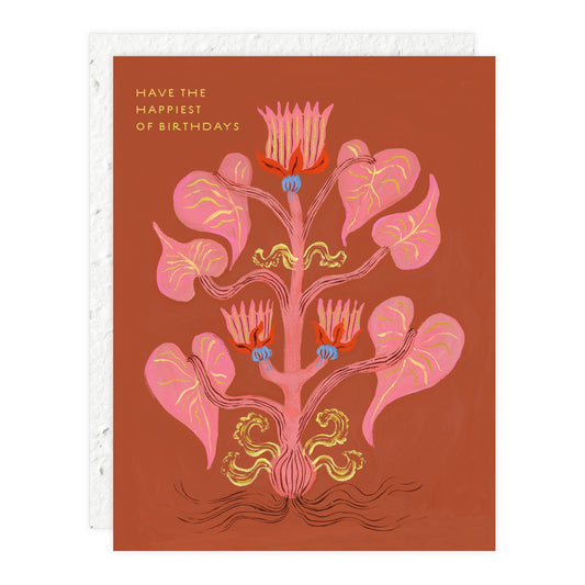 Heart of Flowers - Birthday Card
