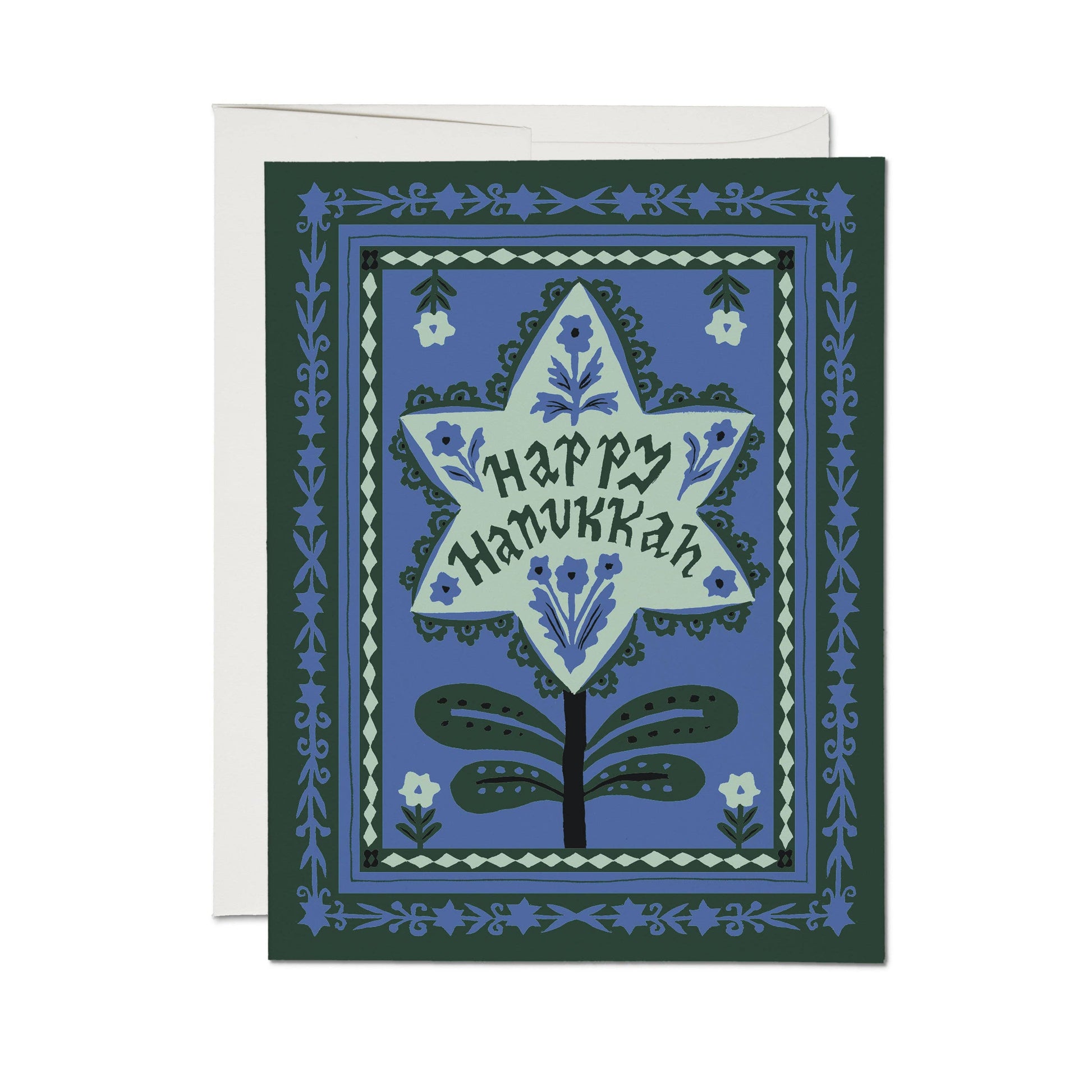 Hanukkah Stamp greeting card -  by Carlyle Avenue