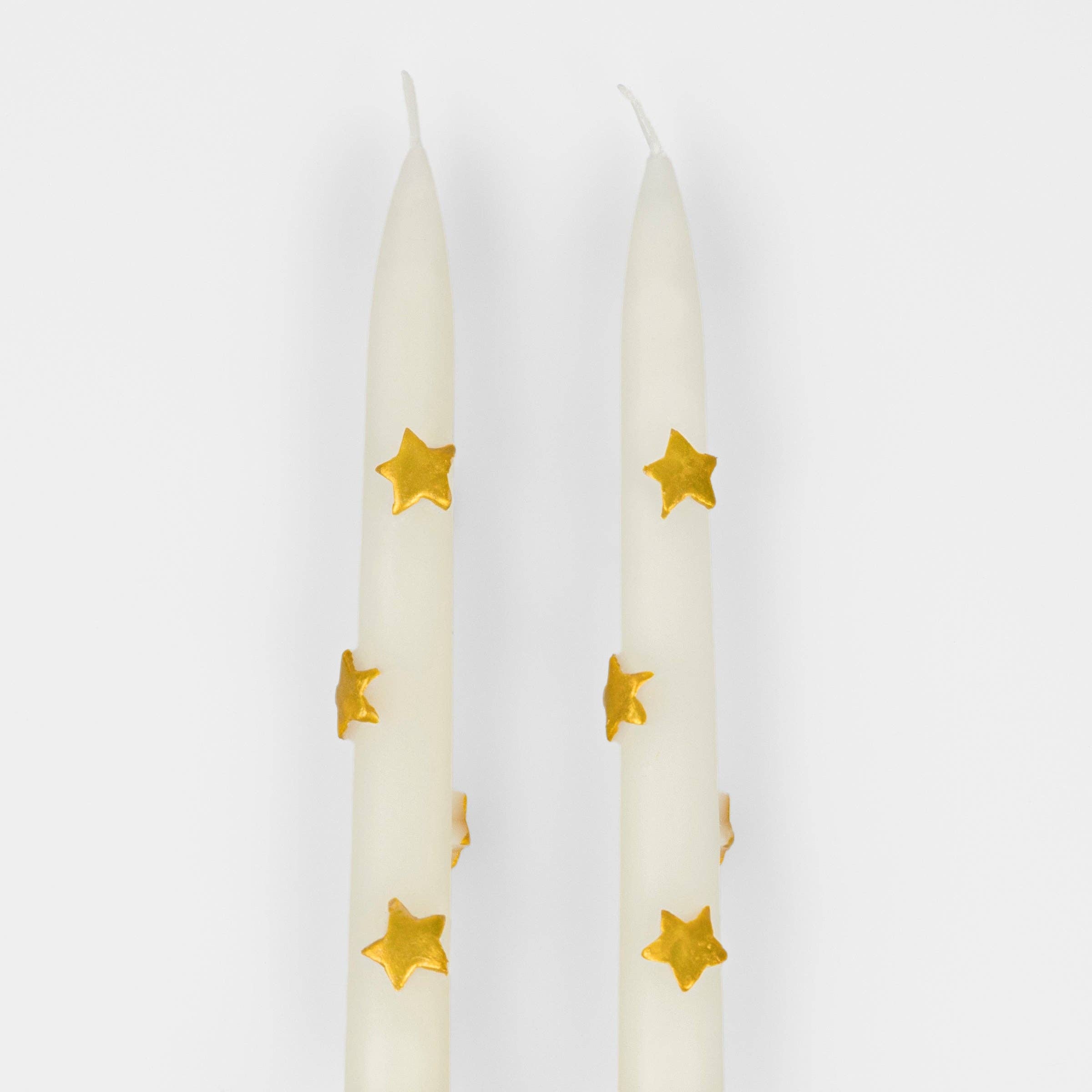 Gold Star Taper Candle - Thumbnail 5