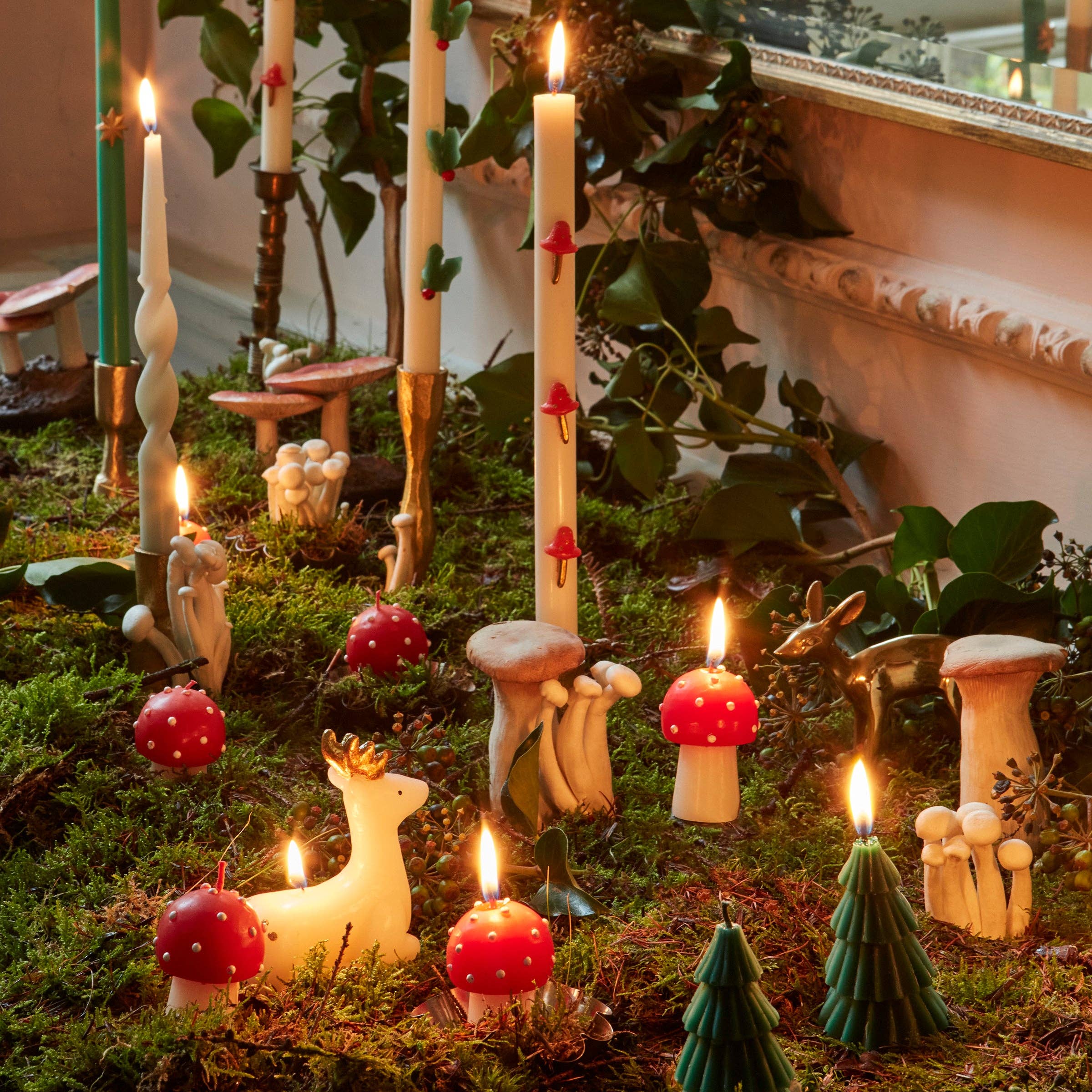 Mini Mushroom Candles - Candles by Carlyle Avenue