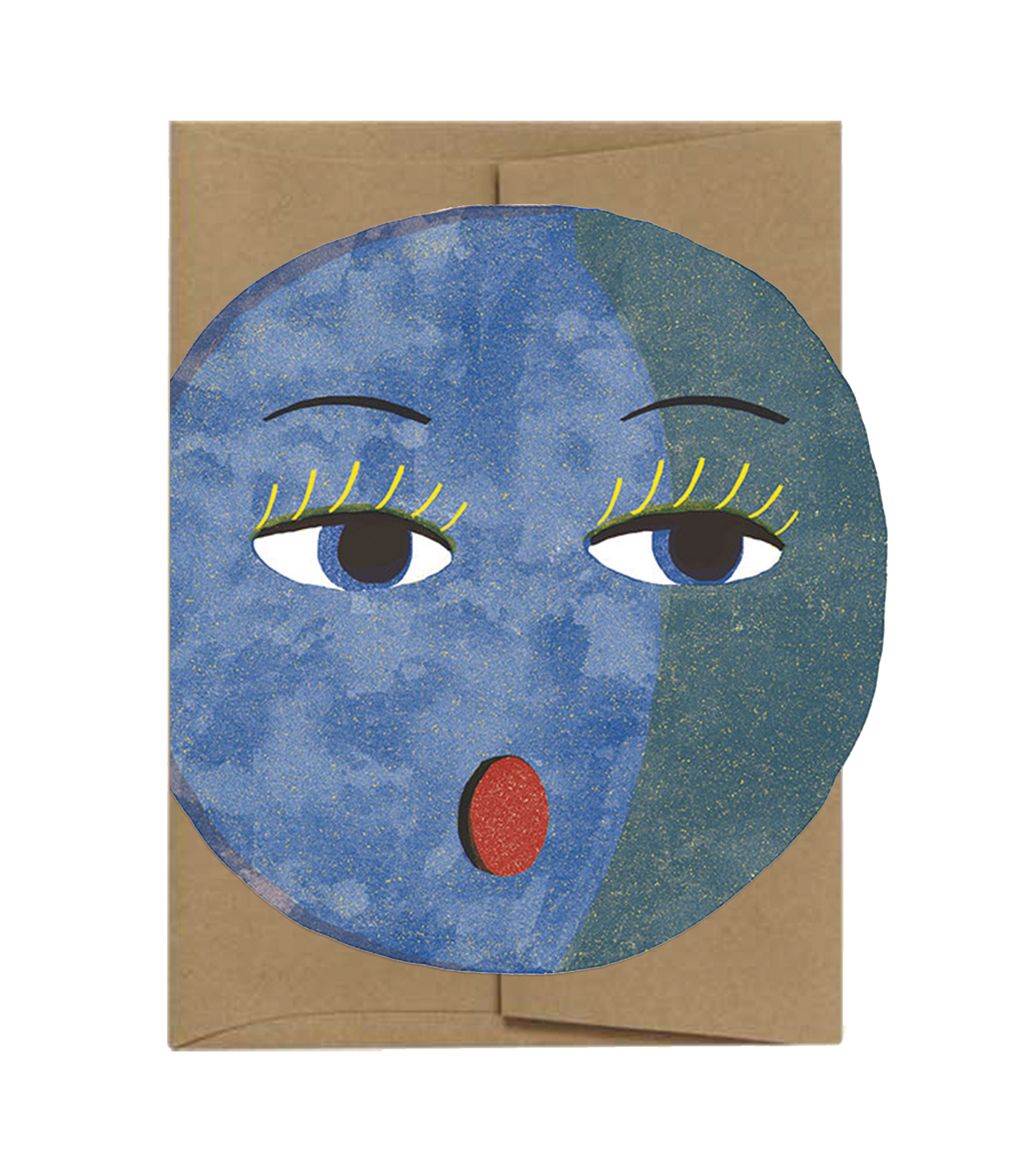 Lune | Moon - Die Cut Card