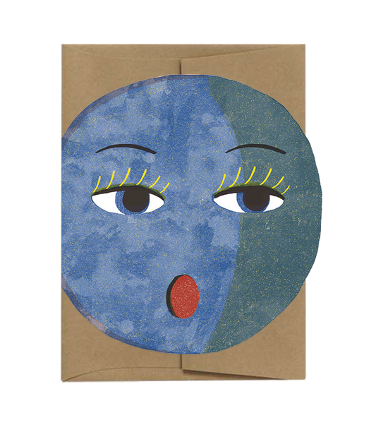 Lune | Moon - Die Cut Card