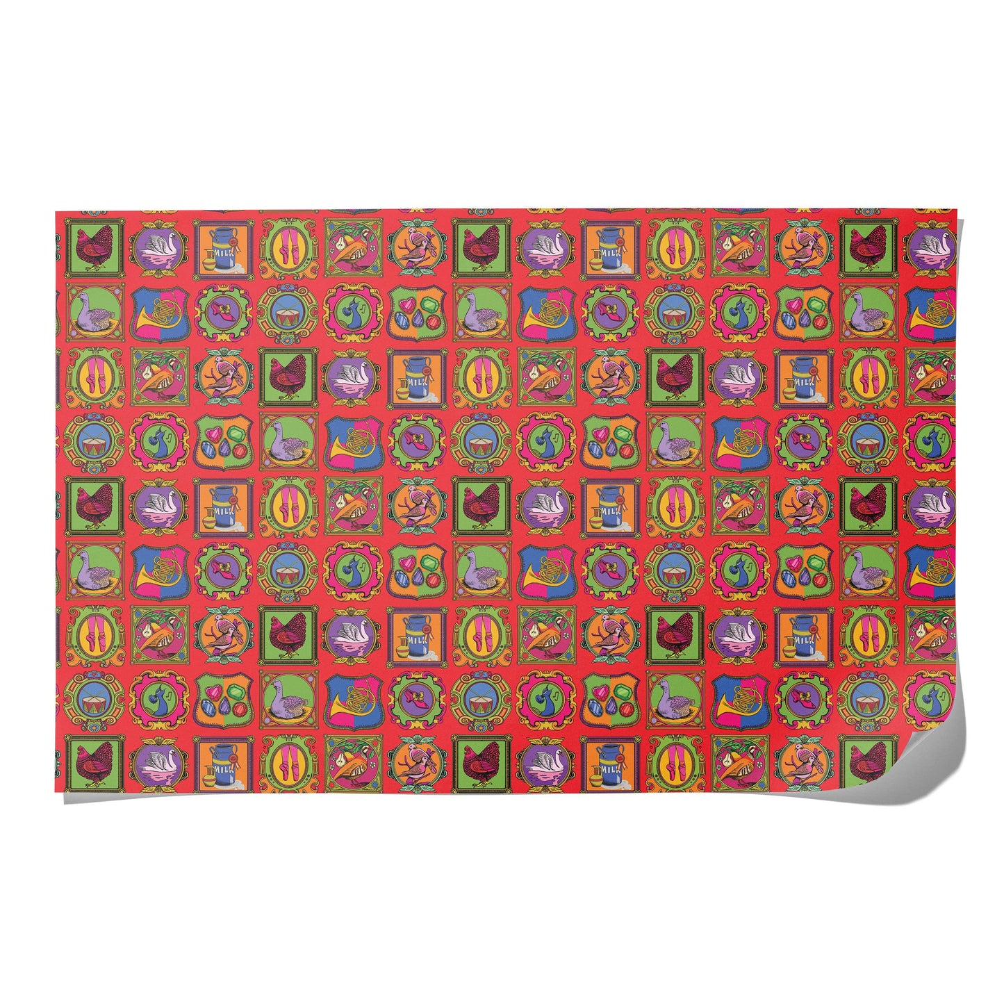 12 Days of Christmas wrapping paper -  by Carlyle Avenue