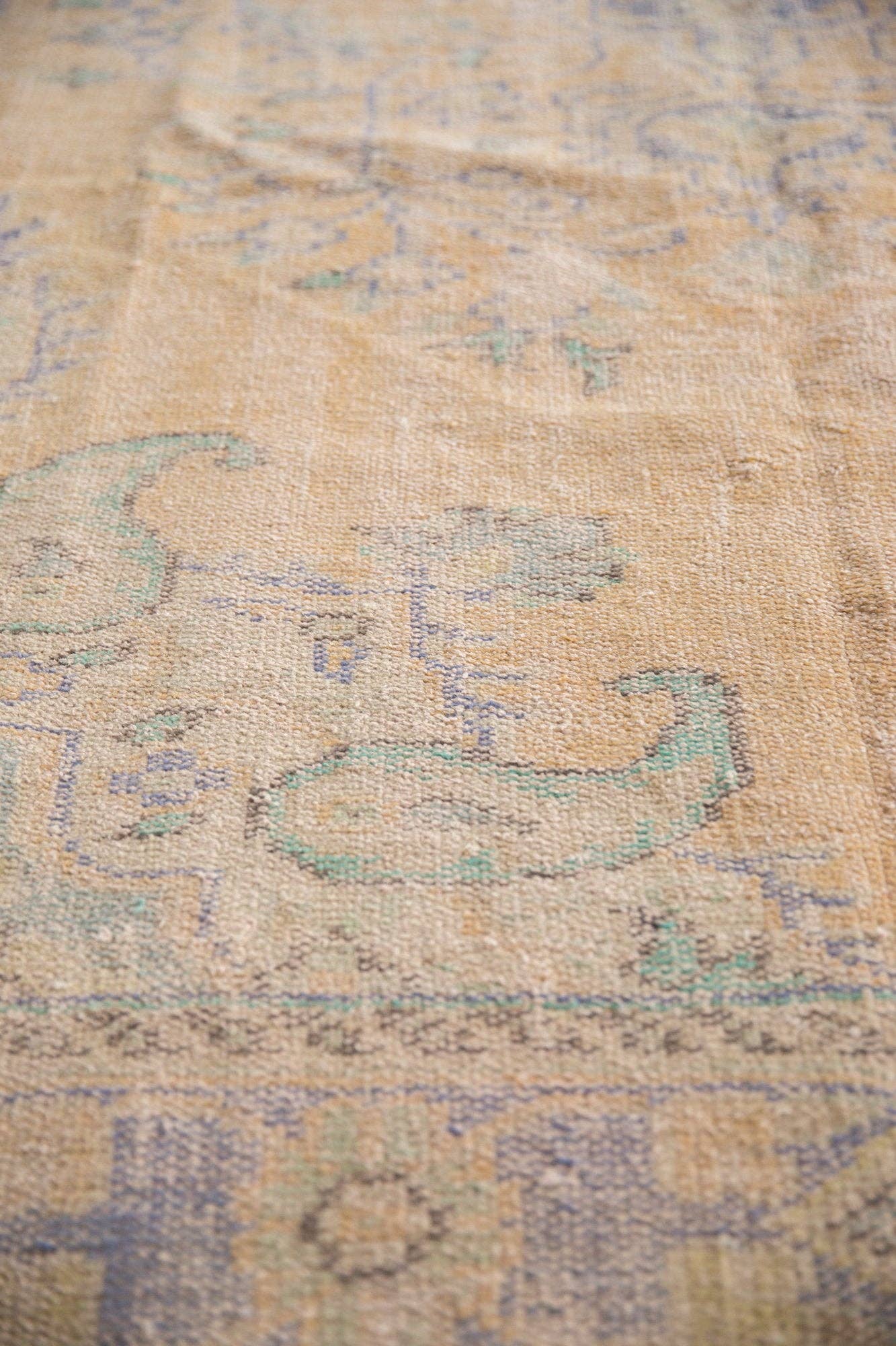 6x10 Vintage Distressed Oushak Carpet