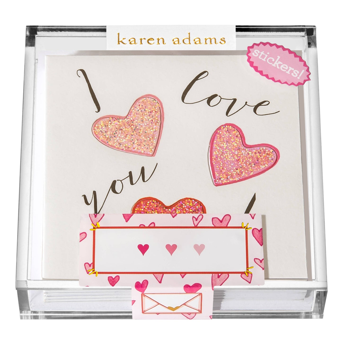 I Love You Sticker Gift Enclosures - CARLYLE AVENUE