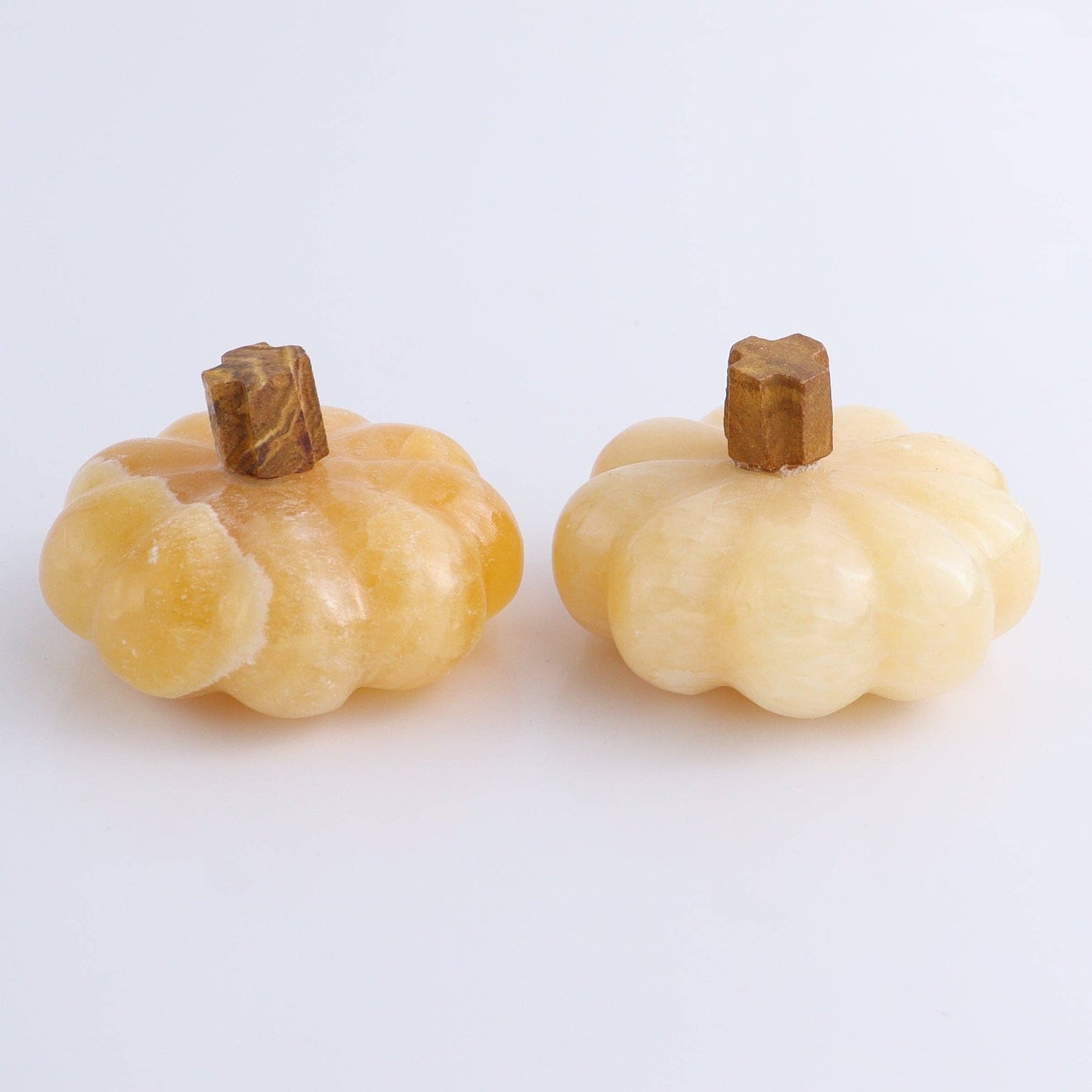 One Flat Orange Onyx Pumpkin