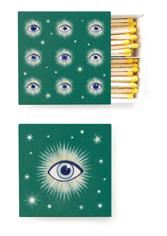 Evil Eyes Matchbox - Matches by Carlyle Avenue