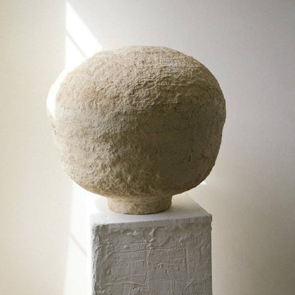 Paper Mache Pot Round - Vases by Carlyle Avenue