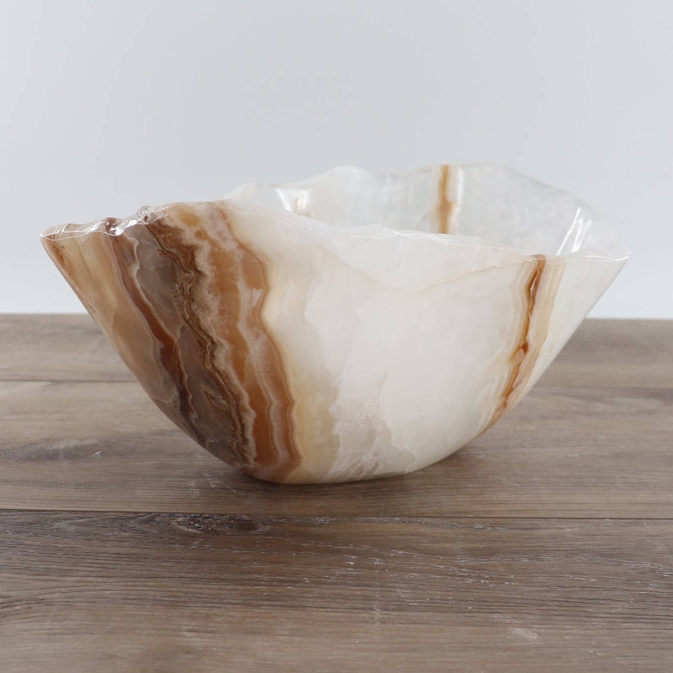 Mexican Onyx/Calcite Bowl 12"