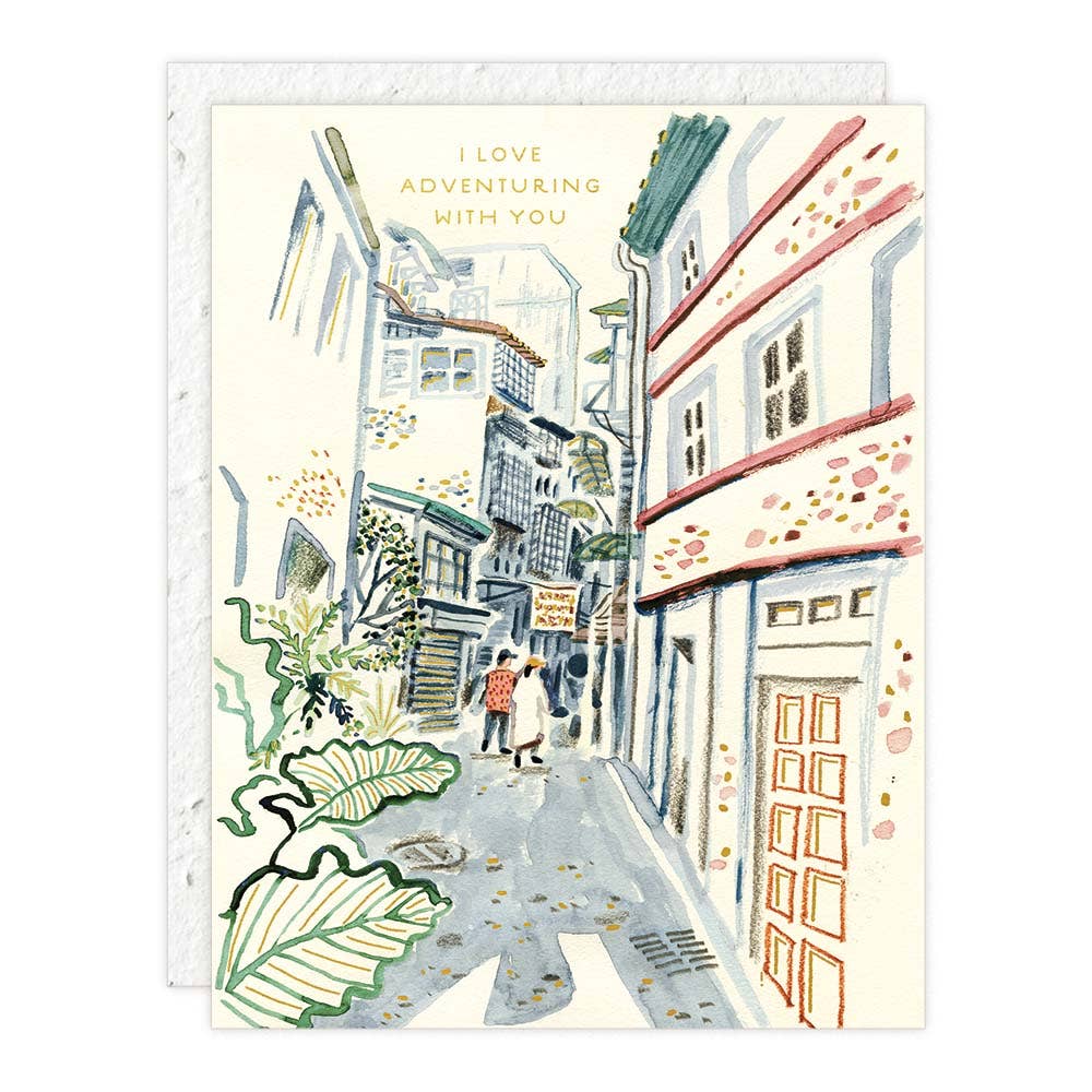 Adventuring With You - Love + Friendship Card -  by Carlyle Avenue