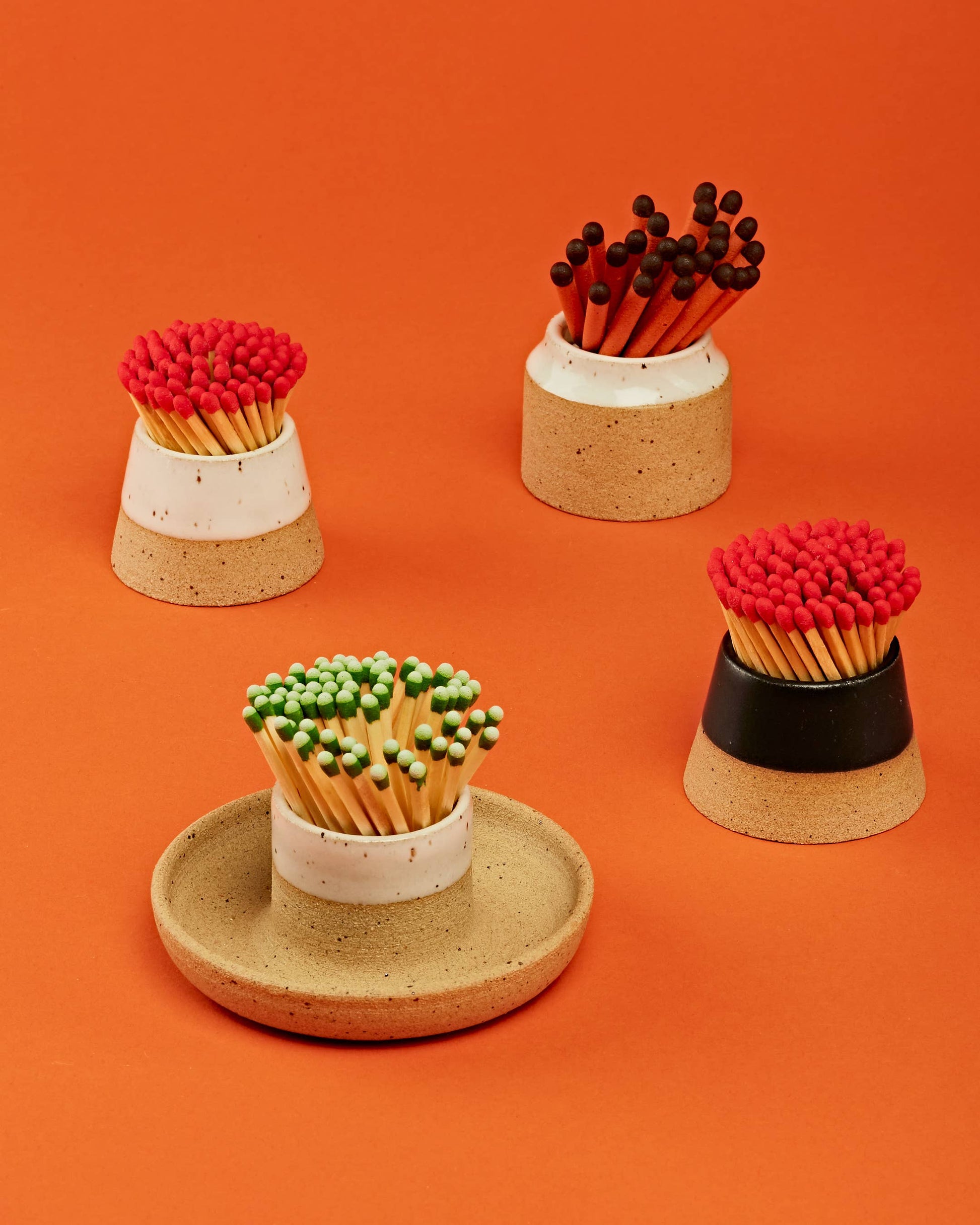 Ceramic Match Striker - White - Decorative Accessories by Carlyle Avenue