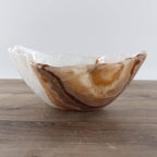 Mexican Onyx/Calcite Bowl 12"