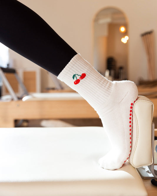 The Cherry Grip Socks -  by Carlyle Avenue