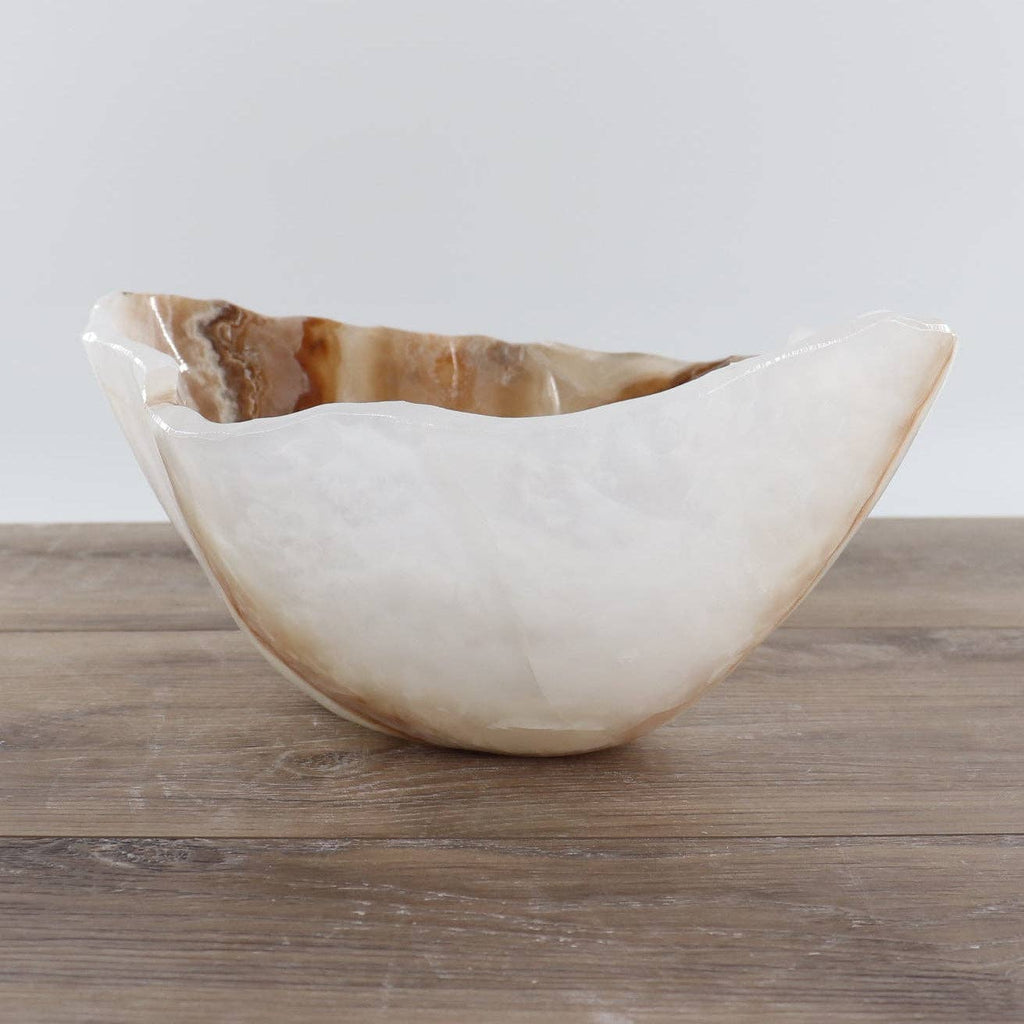 Mexican Onyx/Calcite Bowl 12"