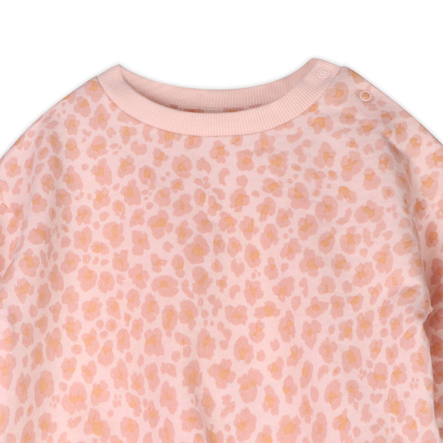 Leopard Baby Sweatshirt & Jogger Set (Organic Cotton)