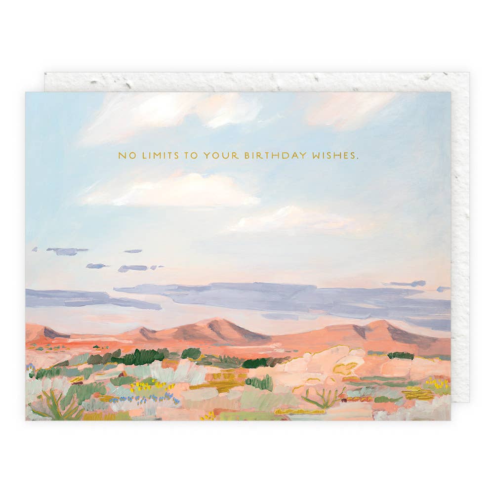 Morning Desert Light - Birthday Card -  by Carlyle Avenue