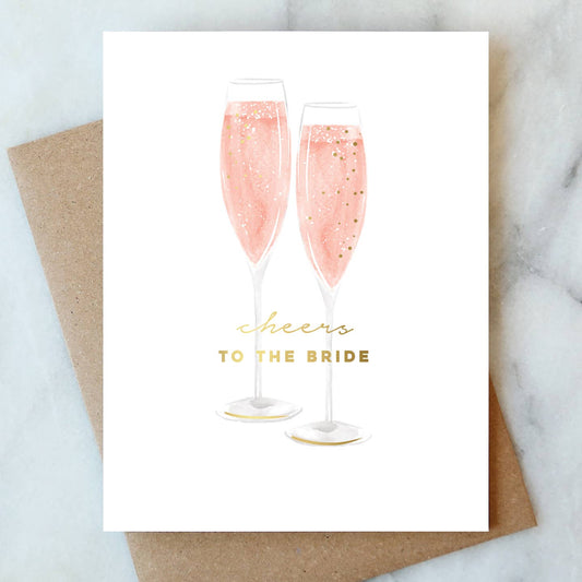 Bubbles For the Bride Greeting Card | Wedding Card - Greeting Cards by Carlyle Avenue