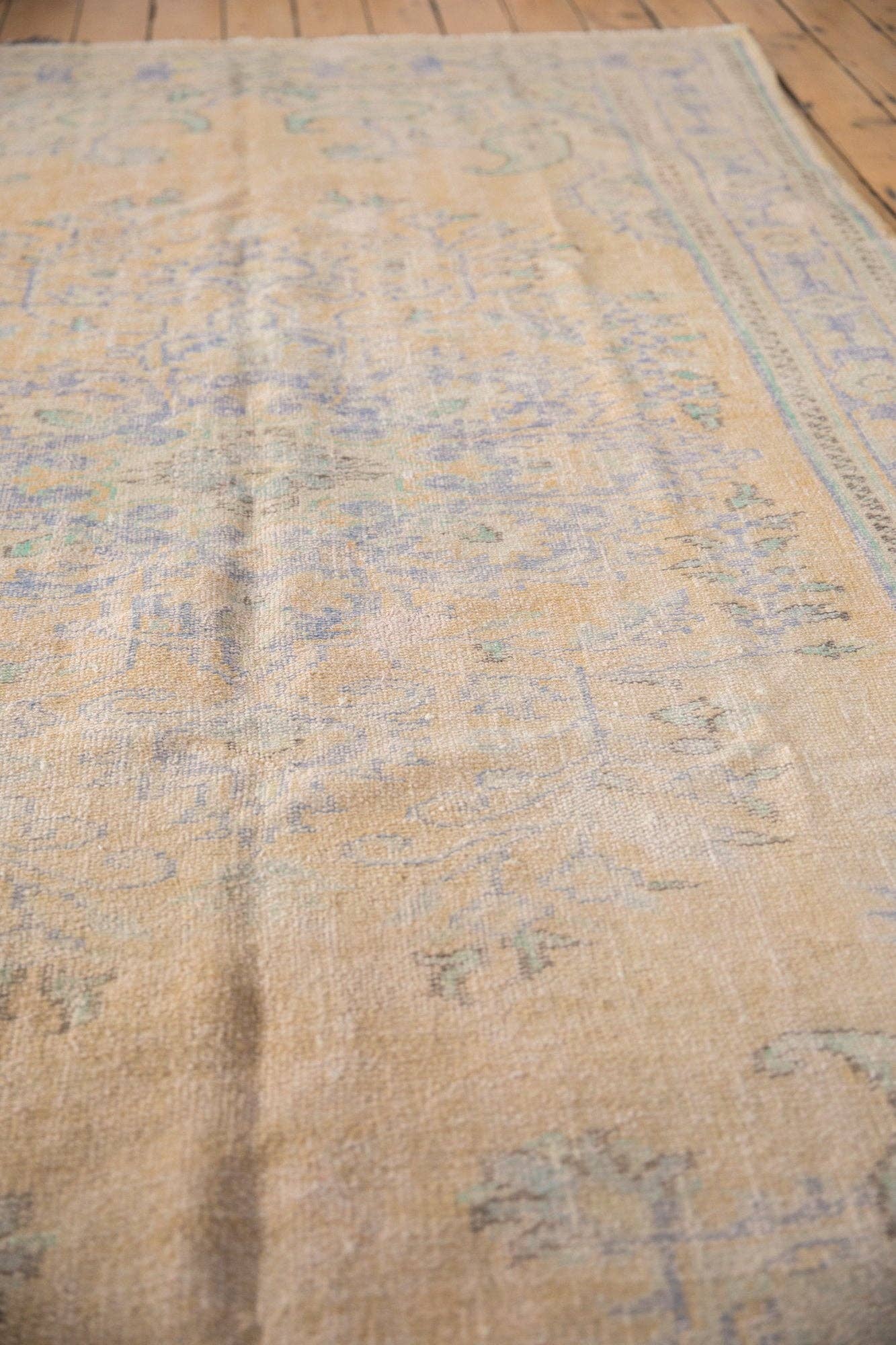 6x10 Vintage Distressed Oushak Carpet