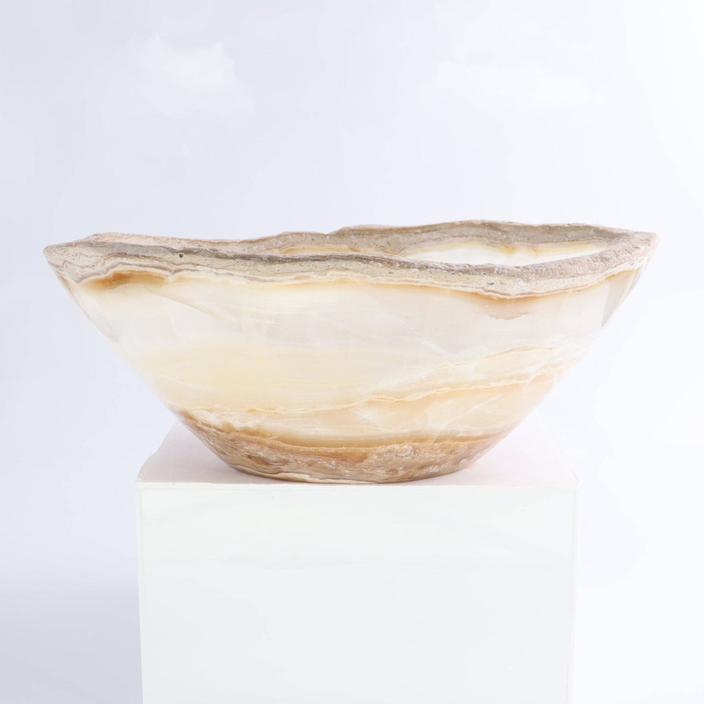 Mexican Onyx/Calcite Bowl 10"
