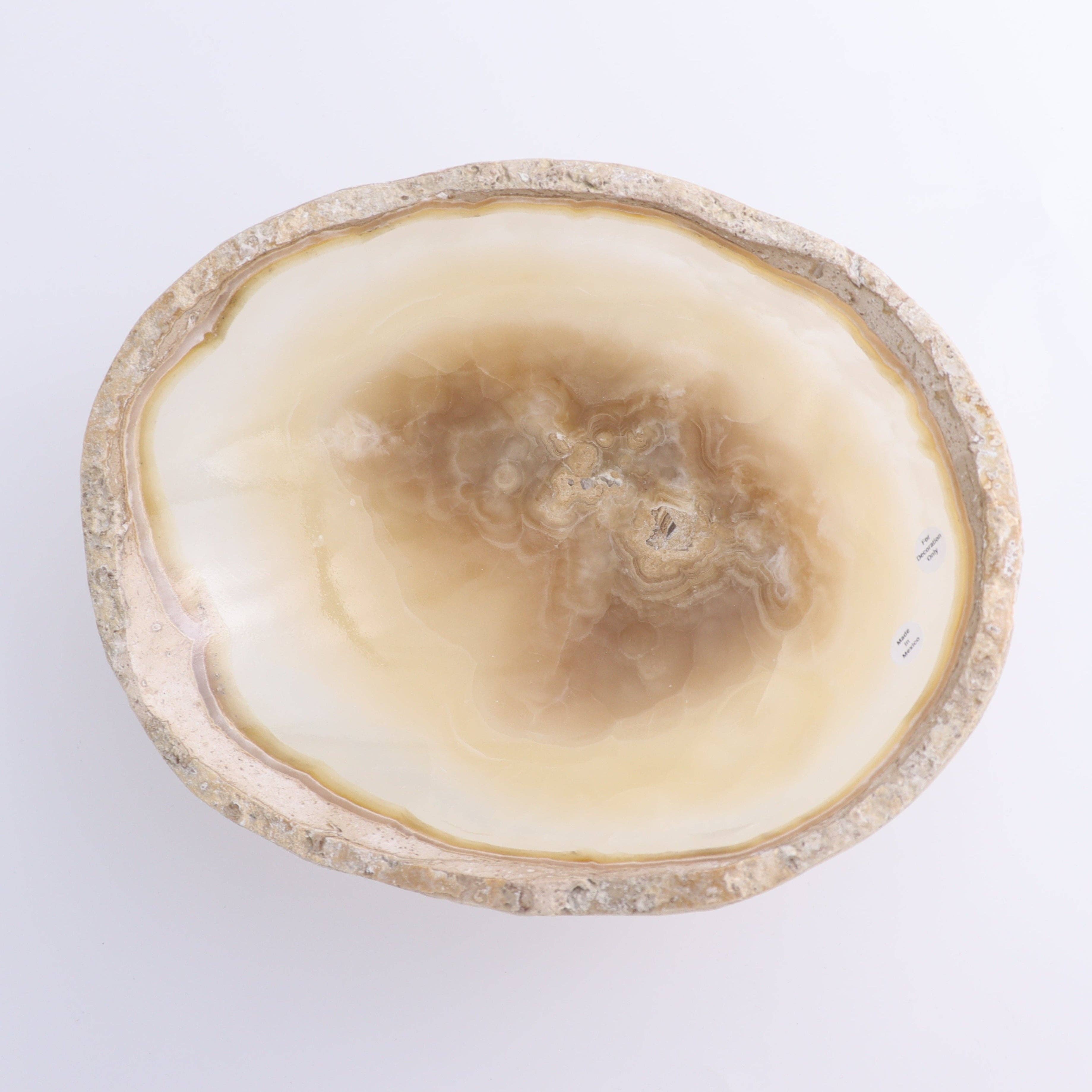 Mexican Onyx/Calcite Bowl 10"