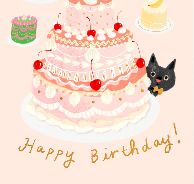 LE GATEAU  - Birthday Card - Greeting Cards by Carlyle Avenue