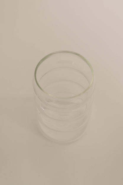 12oz Ripple Cup, Clear - Glassware by Carlyle Avenue