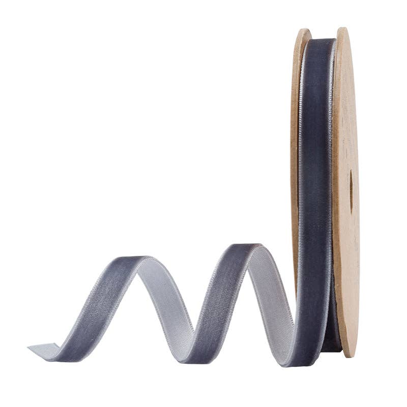 16 Colors | 3/8" Velvet Ribbon | 10 Yard Roll -  by Carlyle Avenue