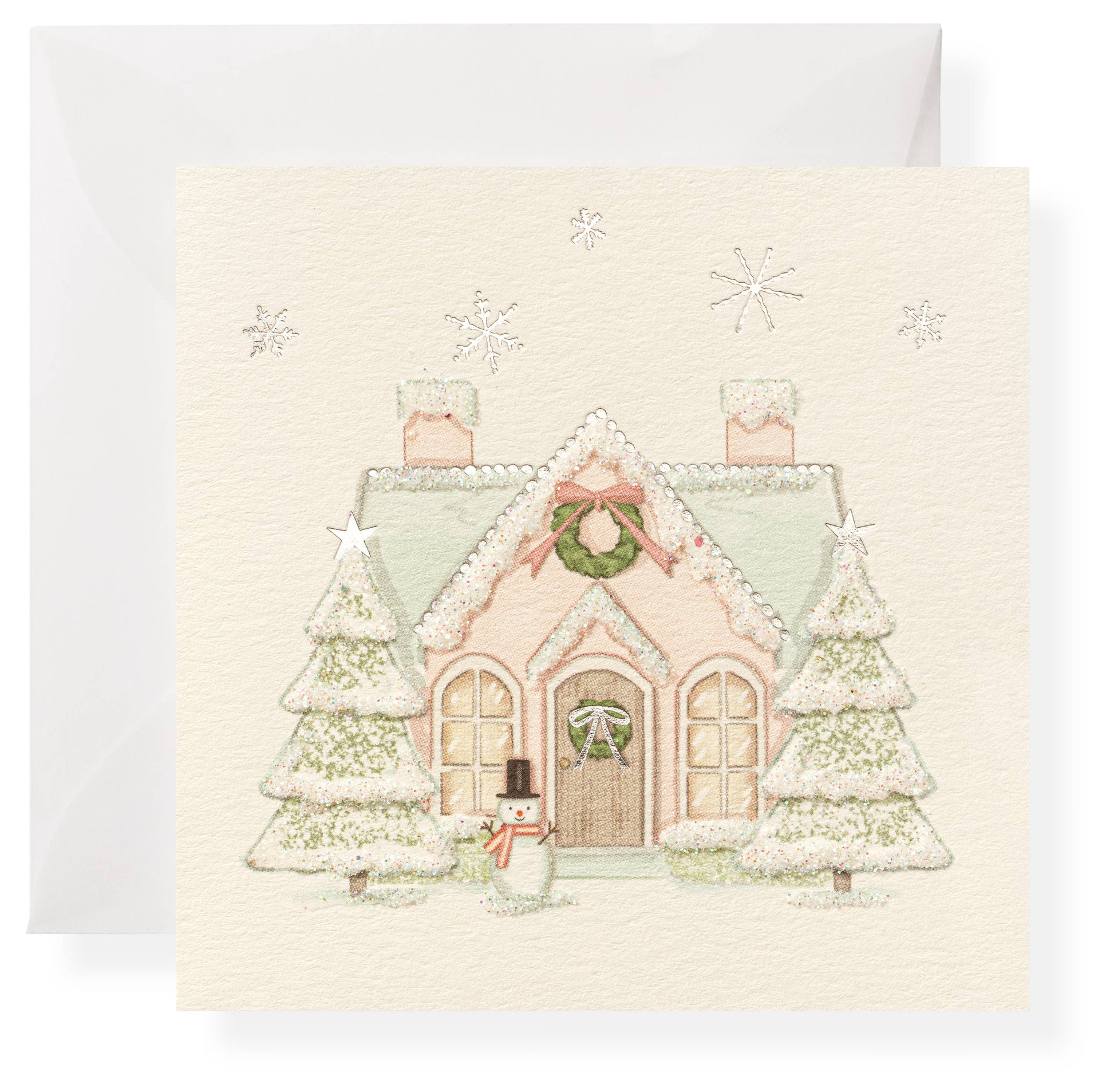 Merry House Individual Gift Enclosure - Greeting Cards by Carlyle Avenue
