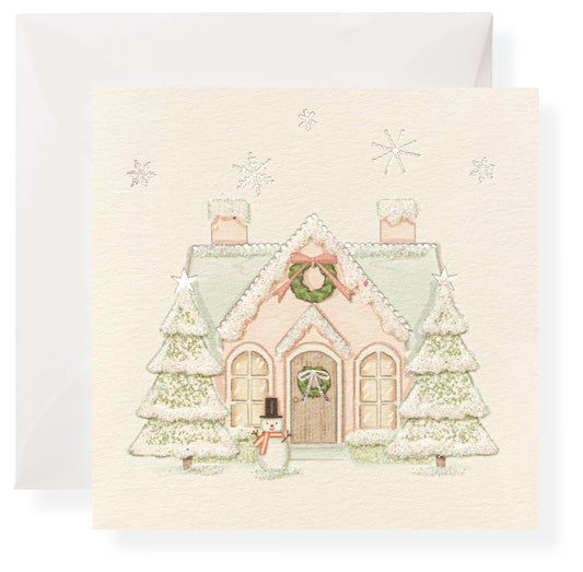 Merry House Individual Gift Enclosure - Greeting Cards by Carlyle Avenue