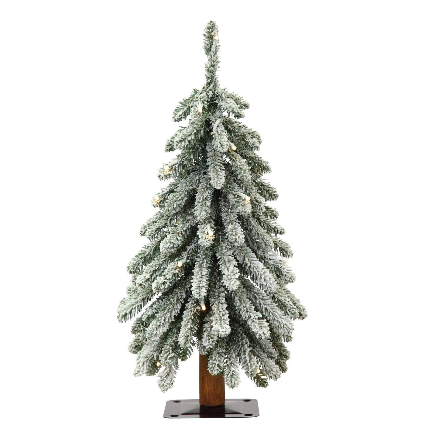 2 Foot Lightly Flocked Alpine Tree