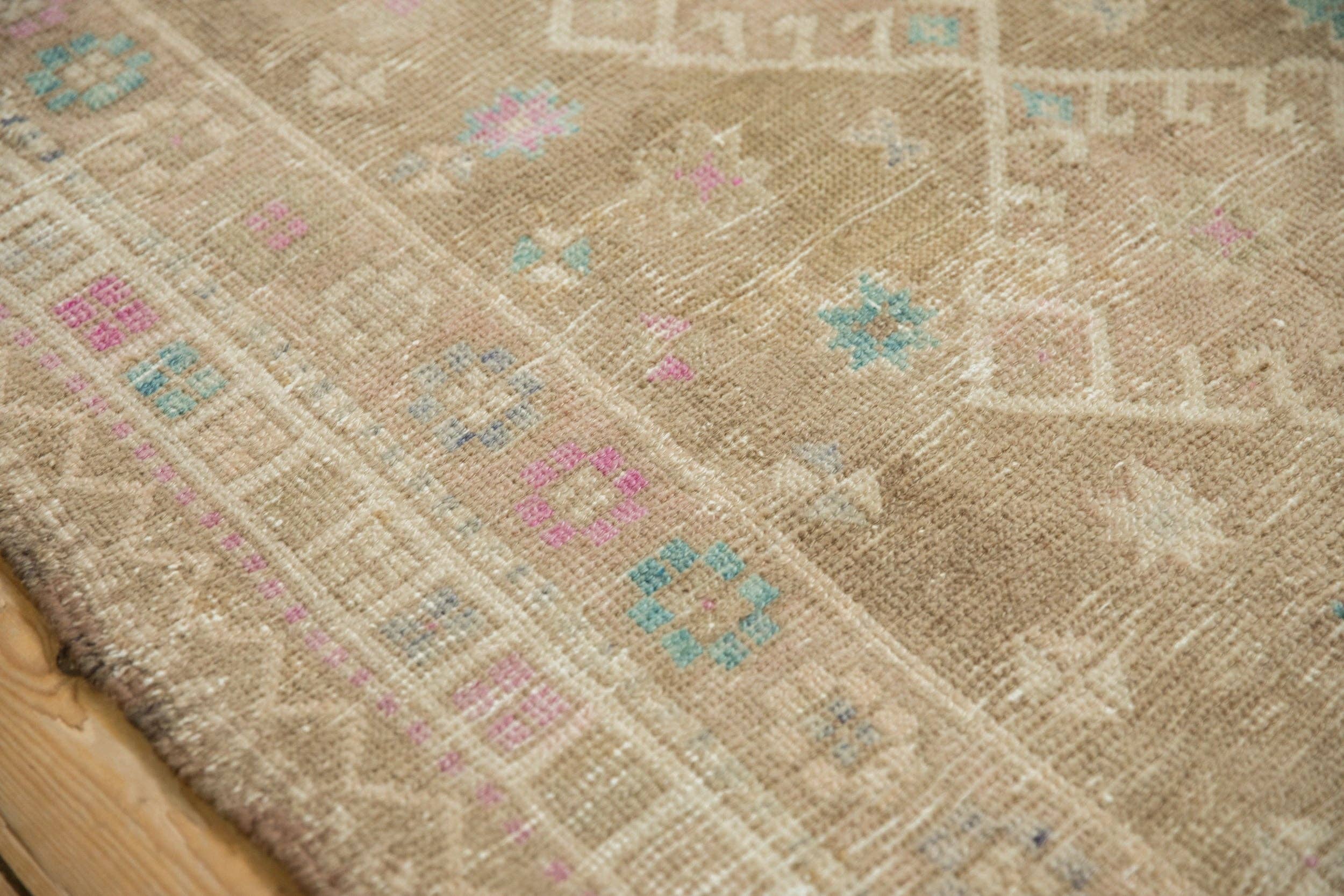 Vintage Distressed Oushak Rug