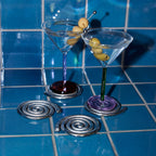 Piano Cocktail Glasses, Birdland -  by Carlyle Avenue