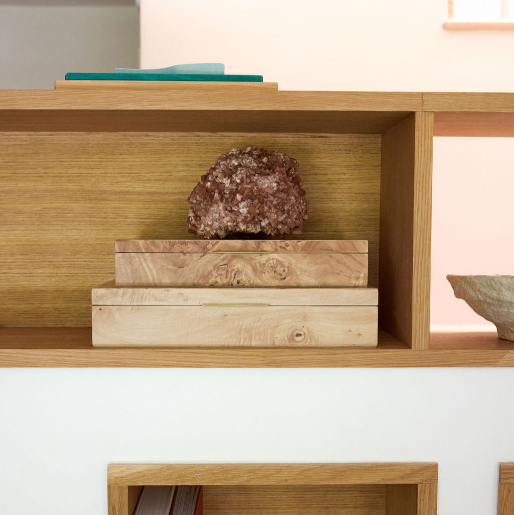 Burlwood Veneer Box - Boxes by Carlyle Avenue