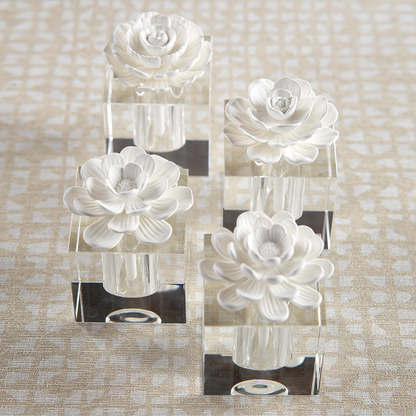 Modena Porcelain Flower Diffuser - Small - Diffusers by Carlyle Avenue