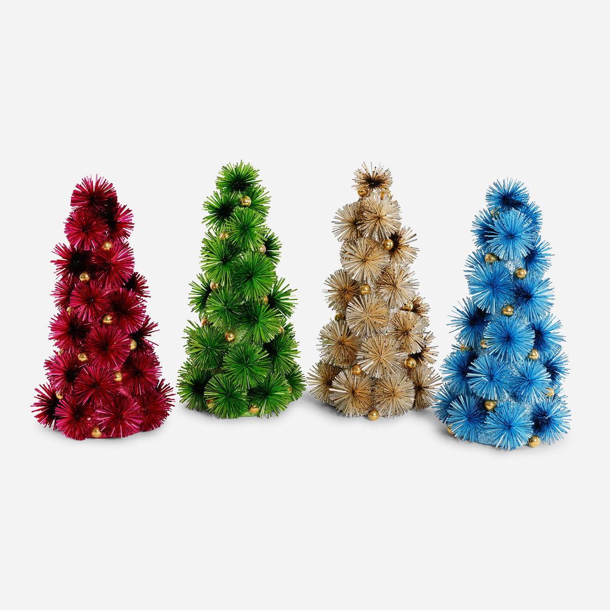 Festive Fiber Blend Decorative Tree - Pink
