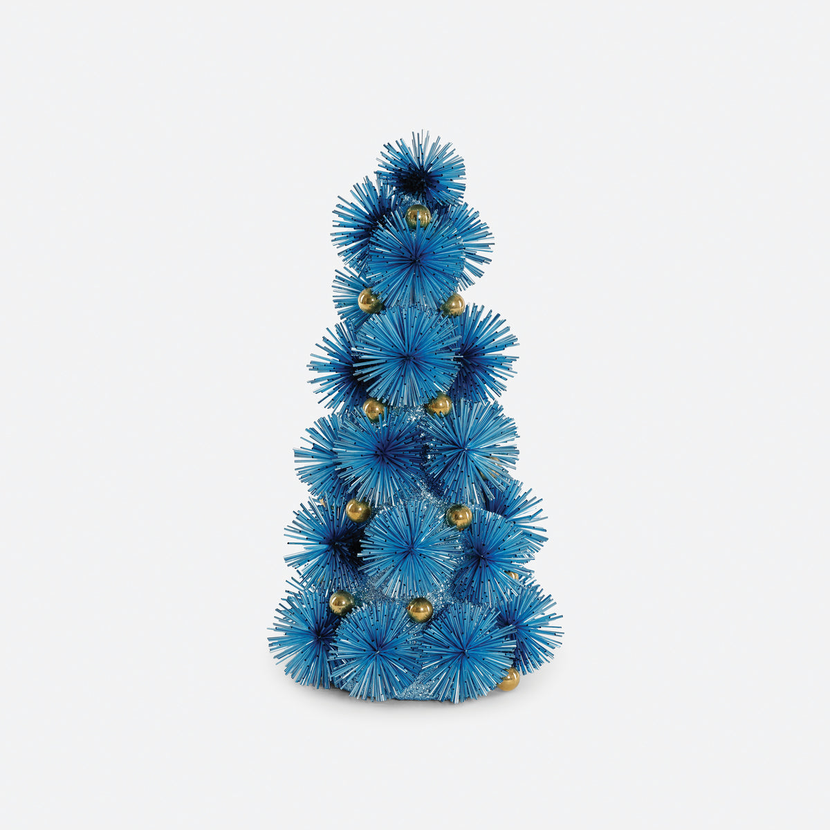 Festive Fiber Blend Decorative Tree - Blue