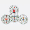 Christmas Character "Paper" Plate, Set of 4
