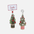 Sisal Christmas Tree Place Card Holder, Set of 2 Assorted