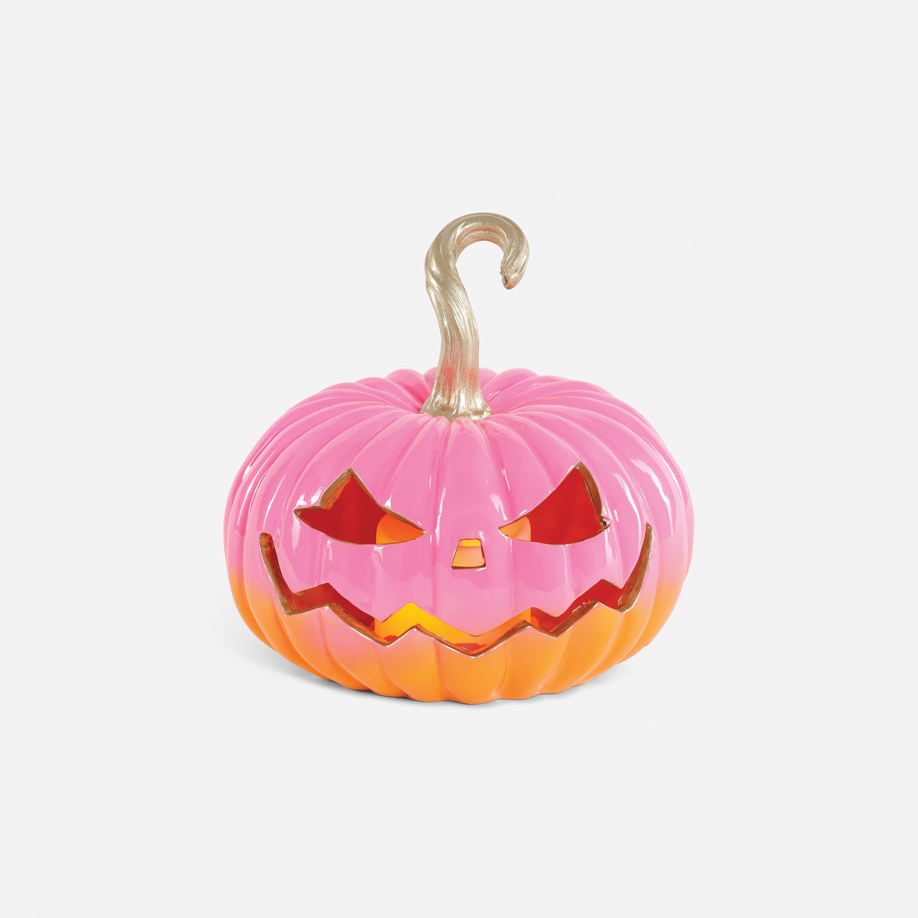 Pumpkin - Pink and Orange - Resin
