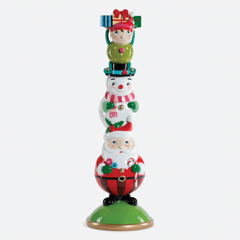 Stacking Elf, Snowman and Santa